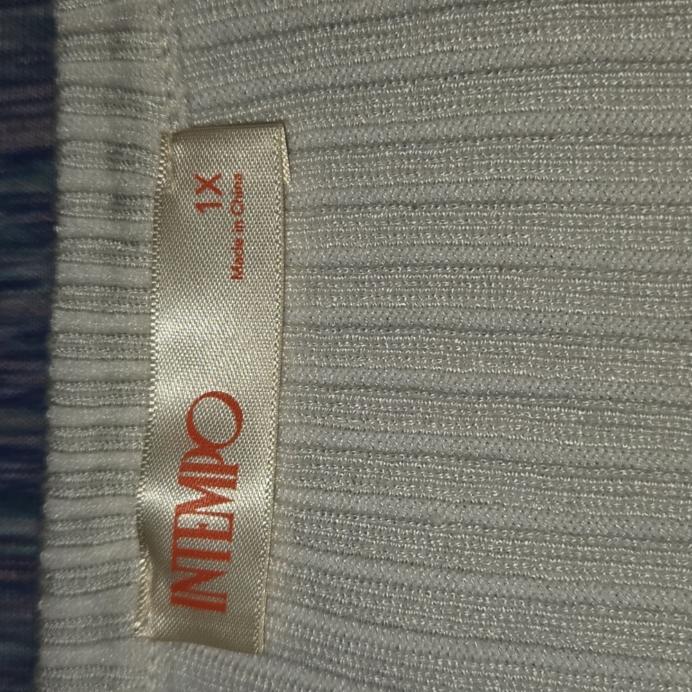 Intempo Women's Sweater Cream Size 1X NWT - Picture 8 of 10